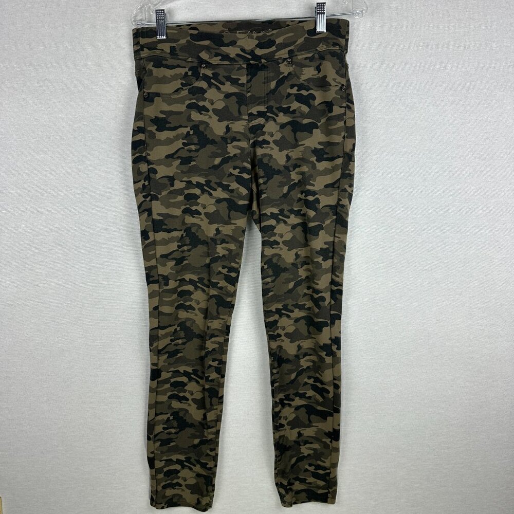 JAG JEANS MARLA WOMEN'S PULL ON CAMOUFLAGE PRINT LEGGINGS ELASTIC WAISTBAND M